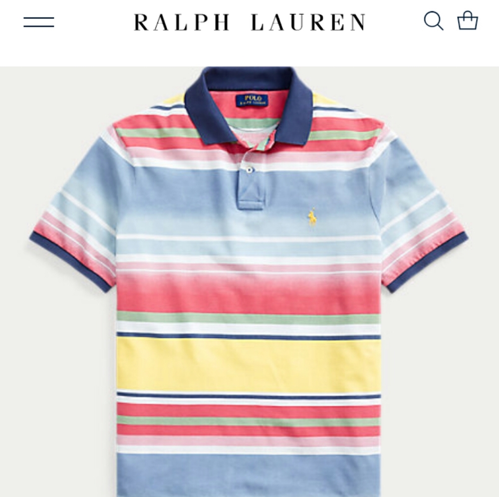 Polo slim fit Mesh POLO shirt